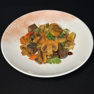 327. Говядина с шампиньонами